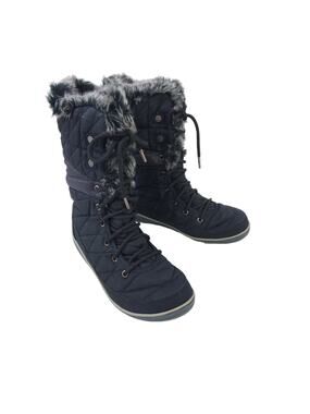NWOT Columbia Heavenly Omni-Heat Lace Up Insulated Boots - Womens Size 6 Black